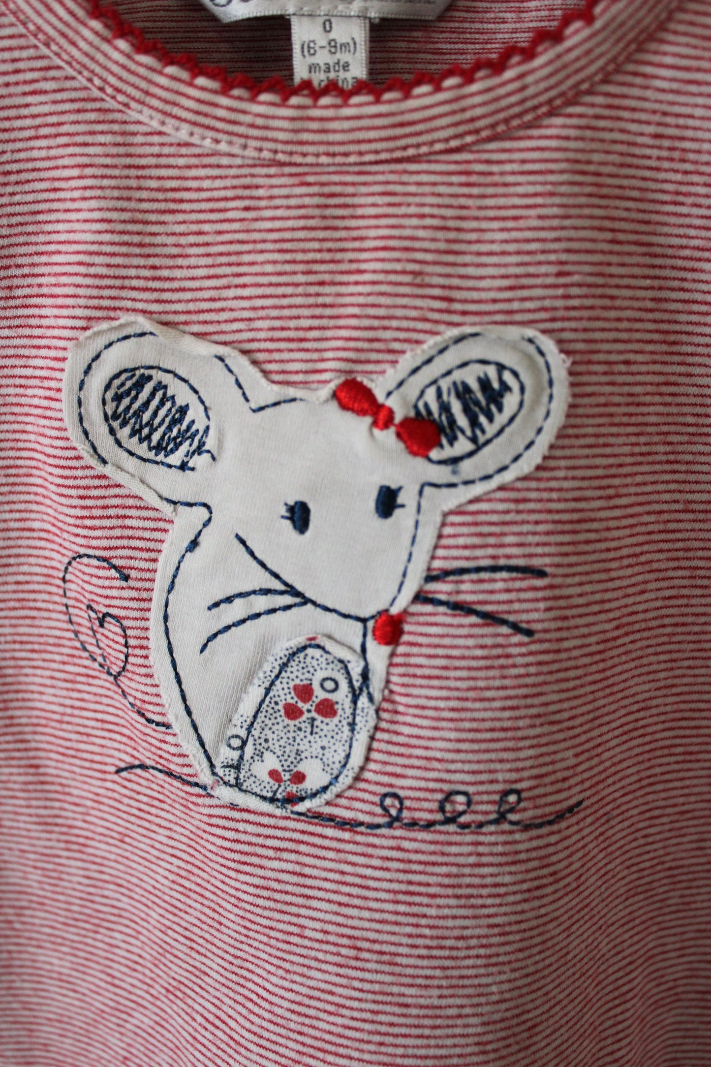 Bebe Mouse appliqued T-shirt