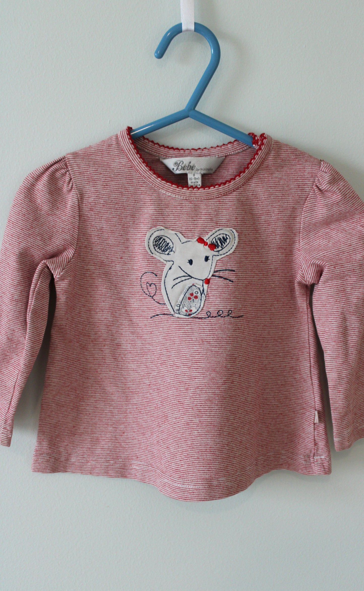 Bebe Mouse appliqued T-shirt