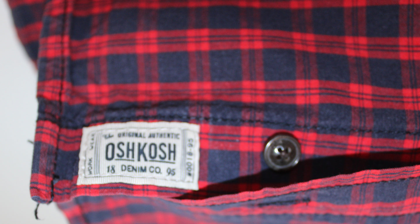 Oshkosh boys tartan Shirt