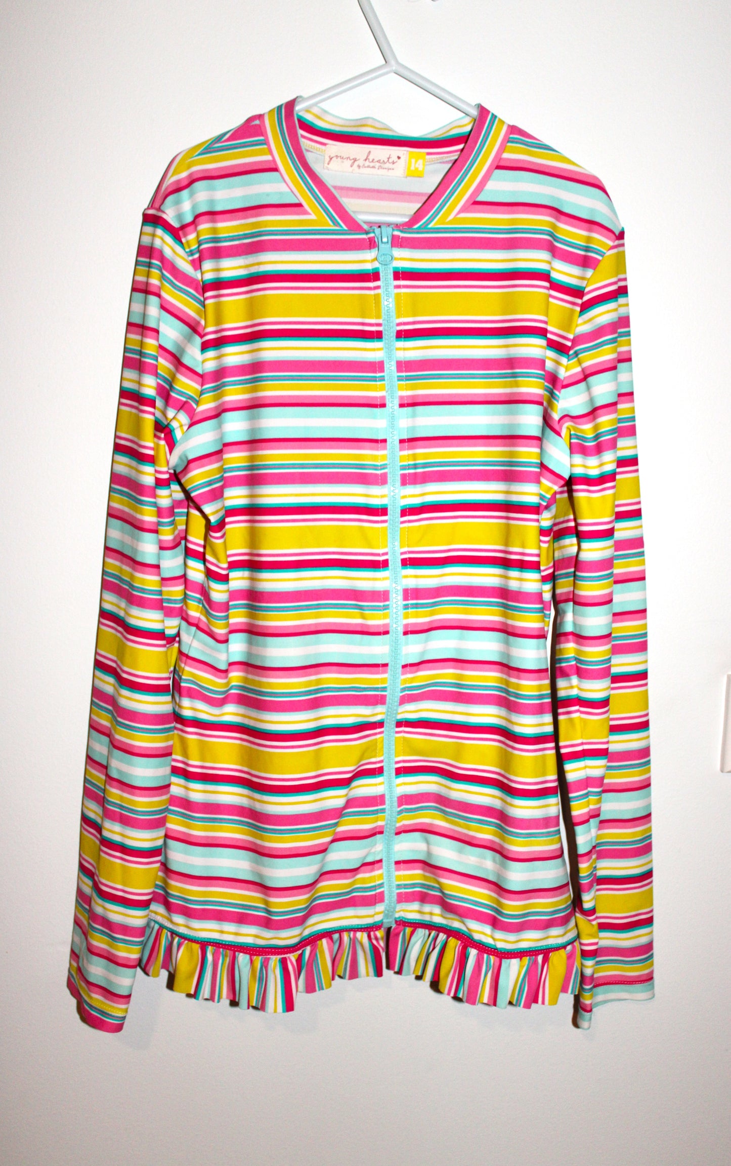 Collette Dinnigan Young Hearts Striped Rashie