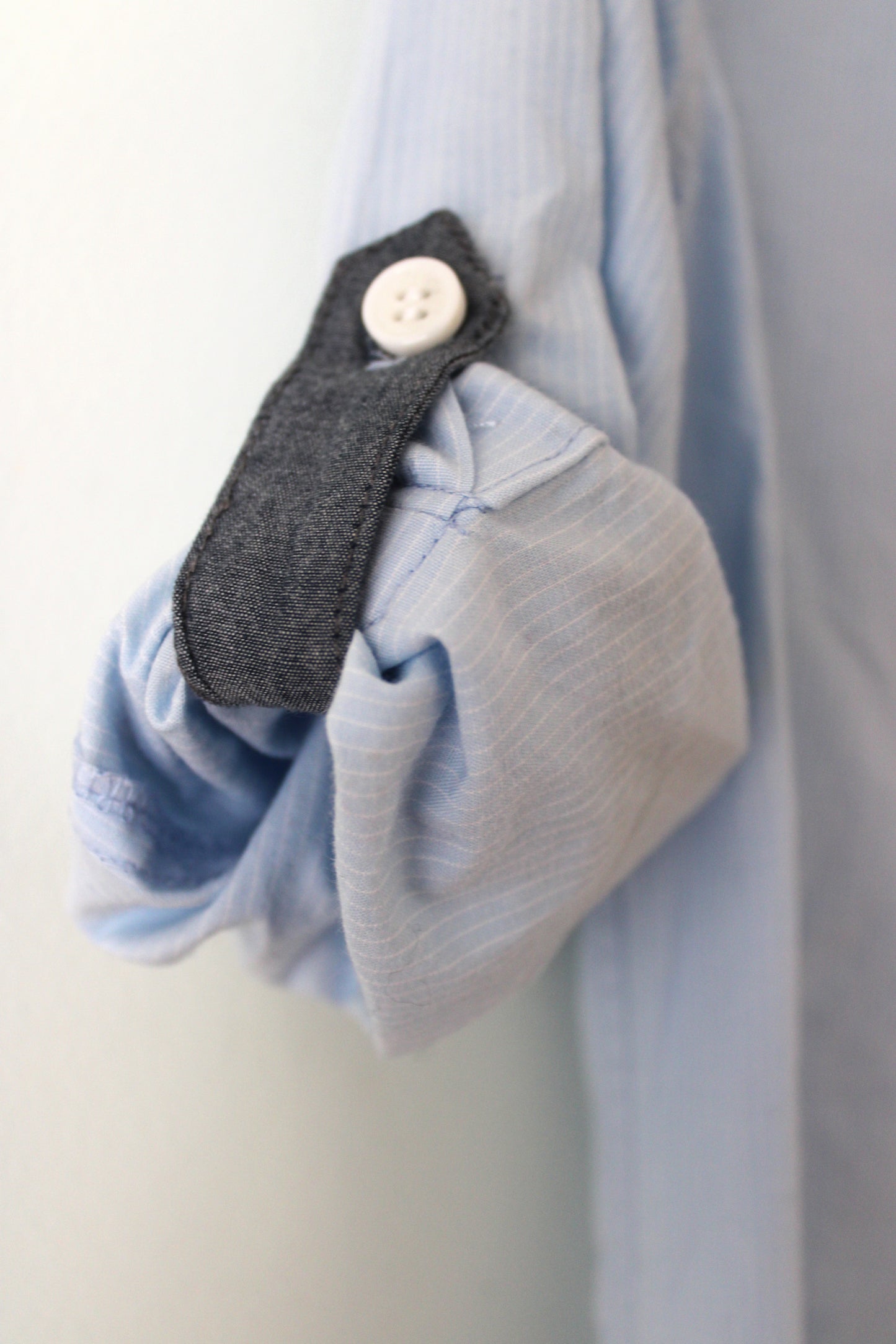 Morrissy Boy's blue/white stripe Shirt