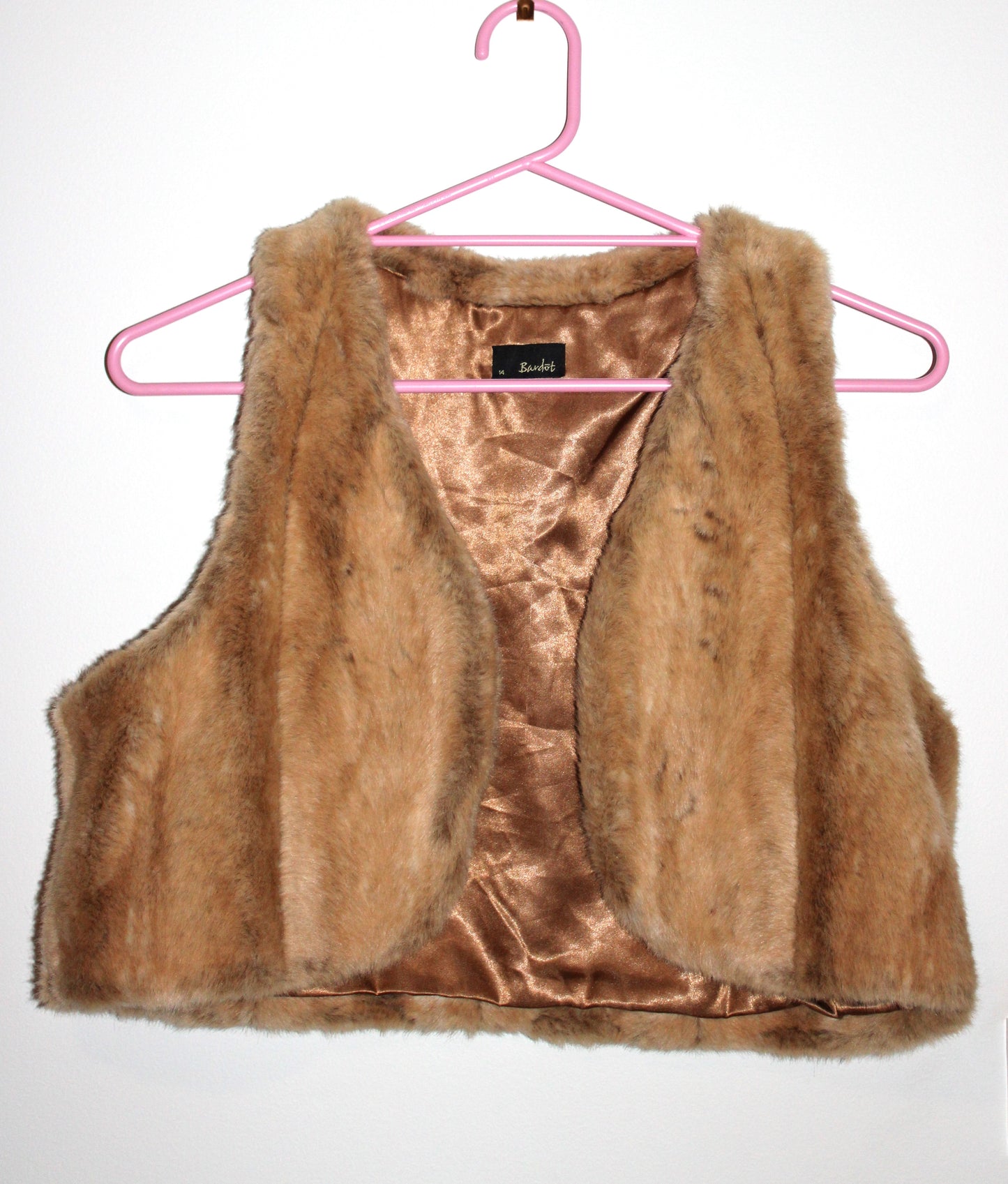 Bardot Faux Fur Vest