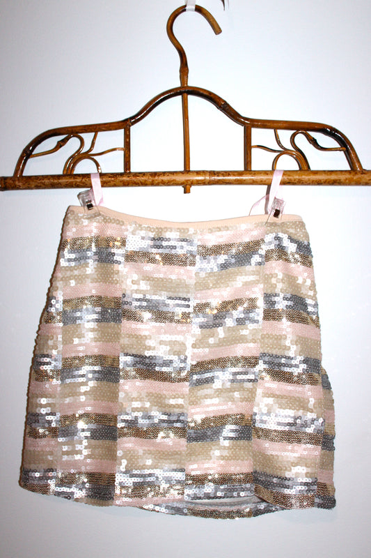 Elisa B sequinned skirt