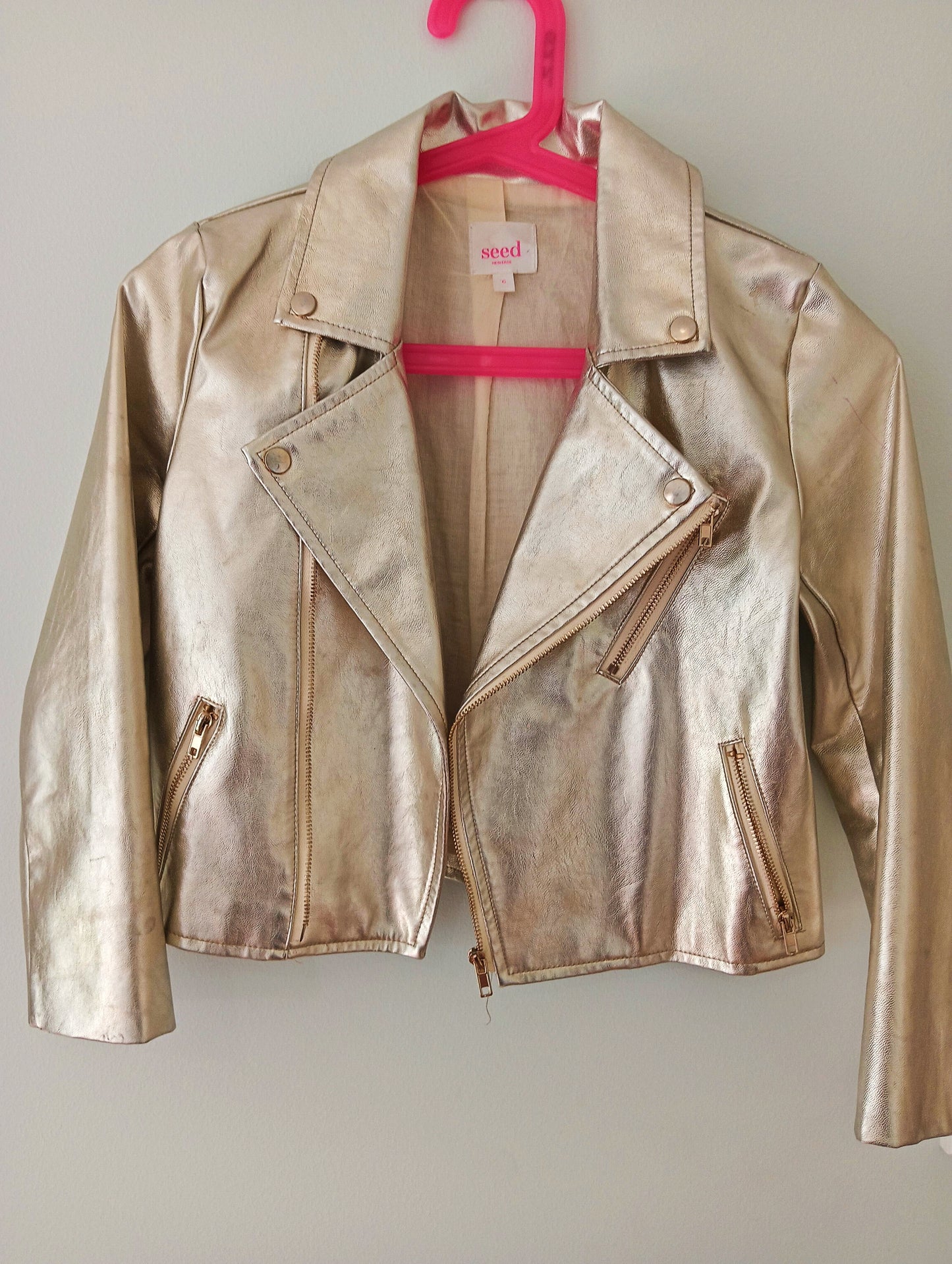 Seed Gold Zipped jacket