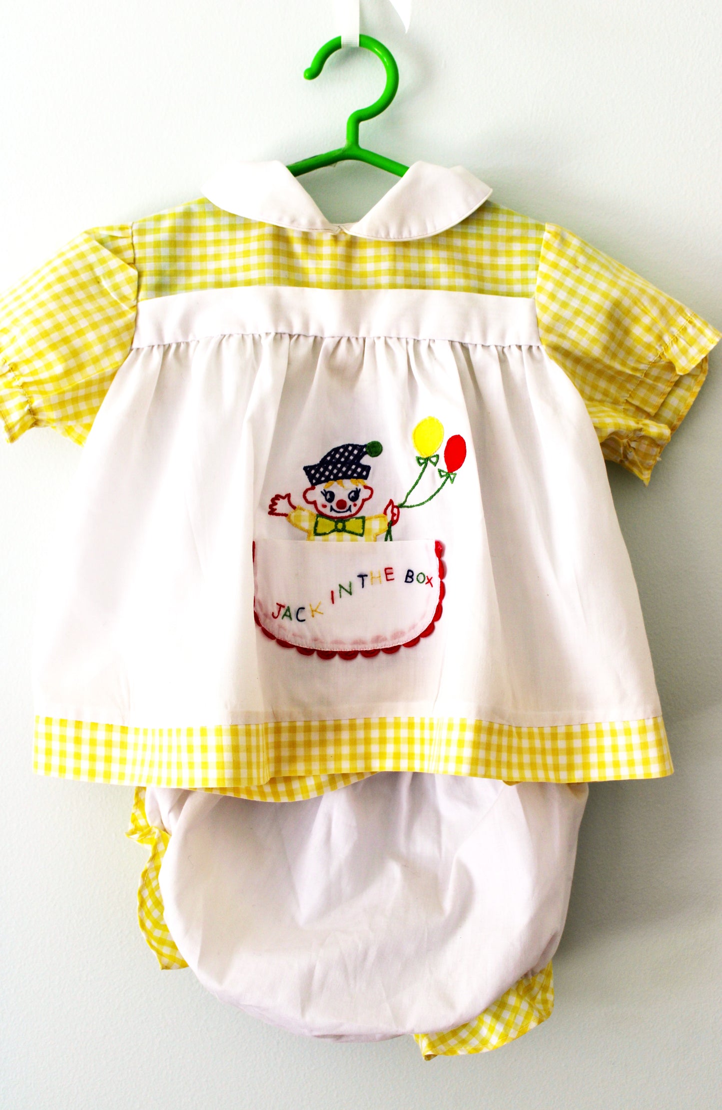 Jack in the Box babys dress & knickers