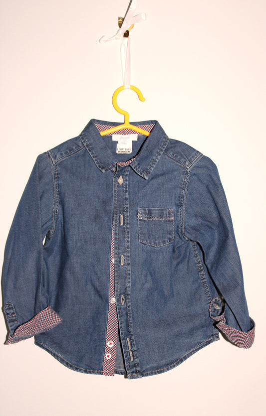 Jacardi Boy's Denim Shirt