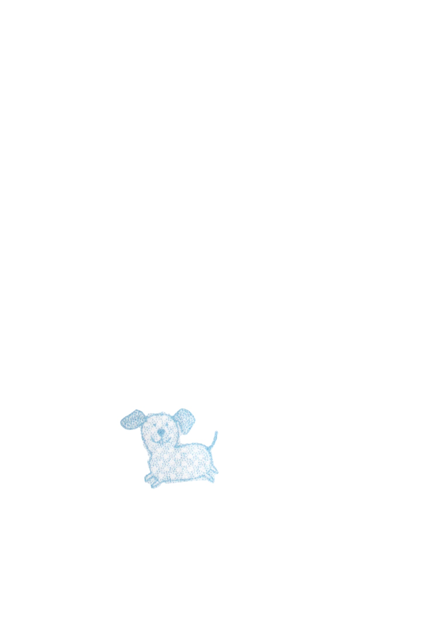 Puppy pattern Baby's nightshirt