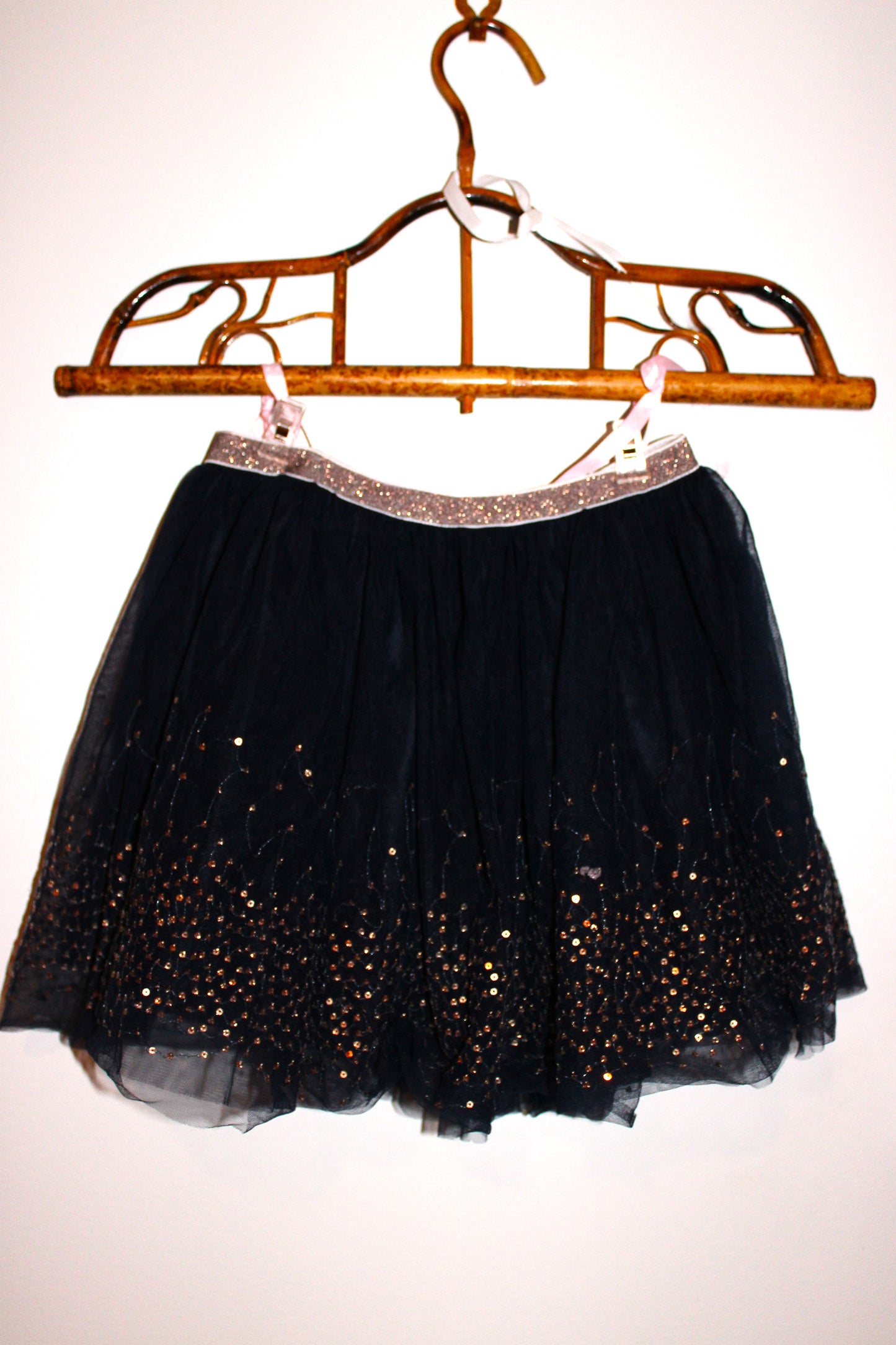 Cotton On Little Princess navy Sequinned Skirt