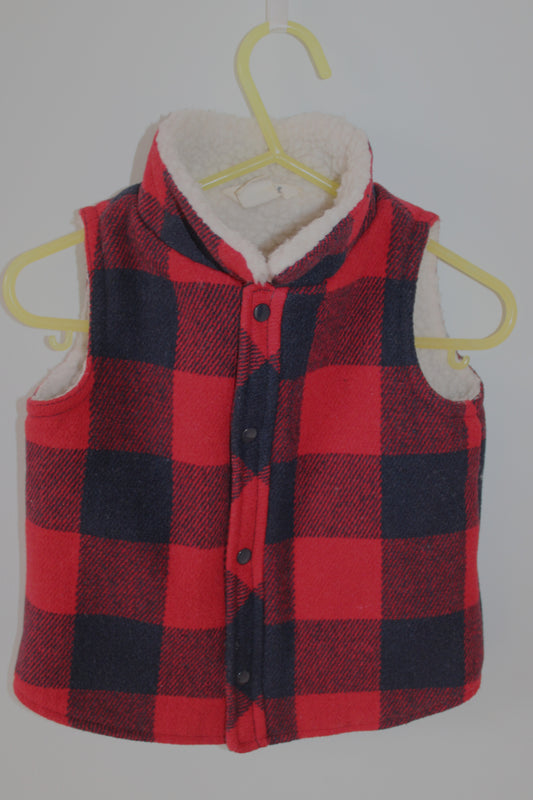 Cotton On baby boy's fleecy lined vest
