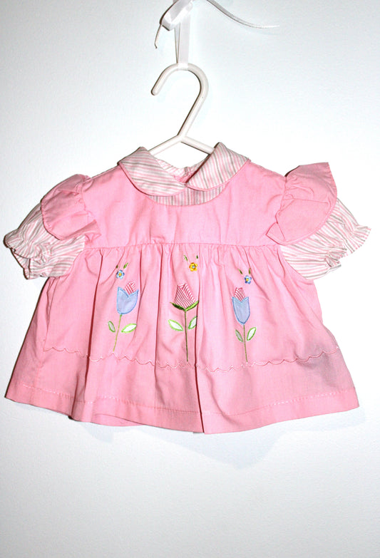 Cuties by Judy baby's pink top