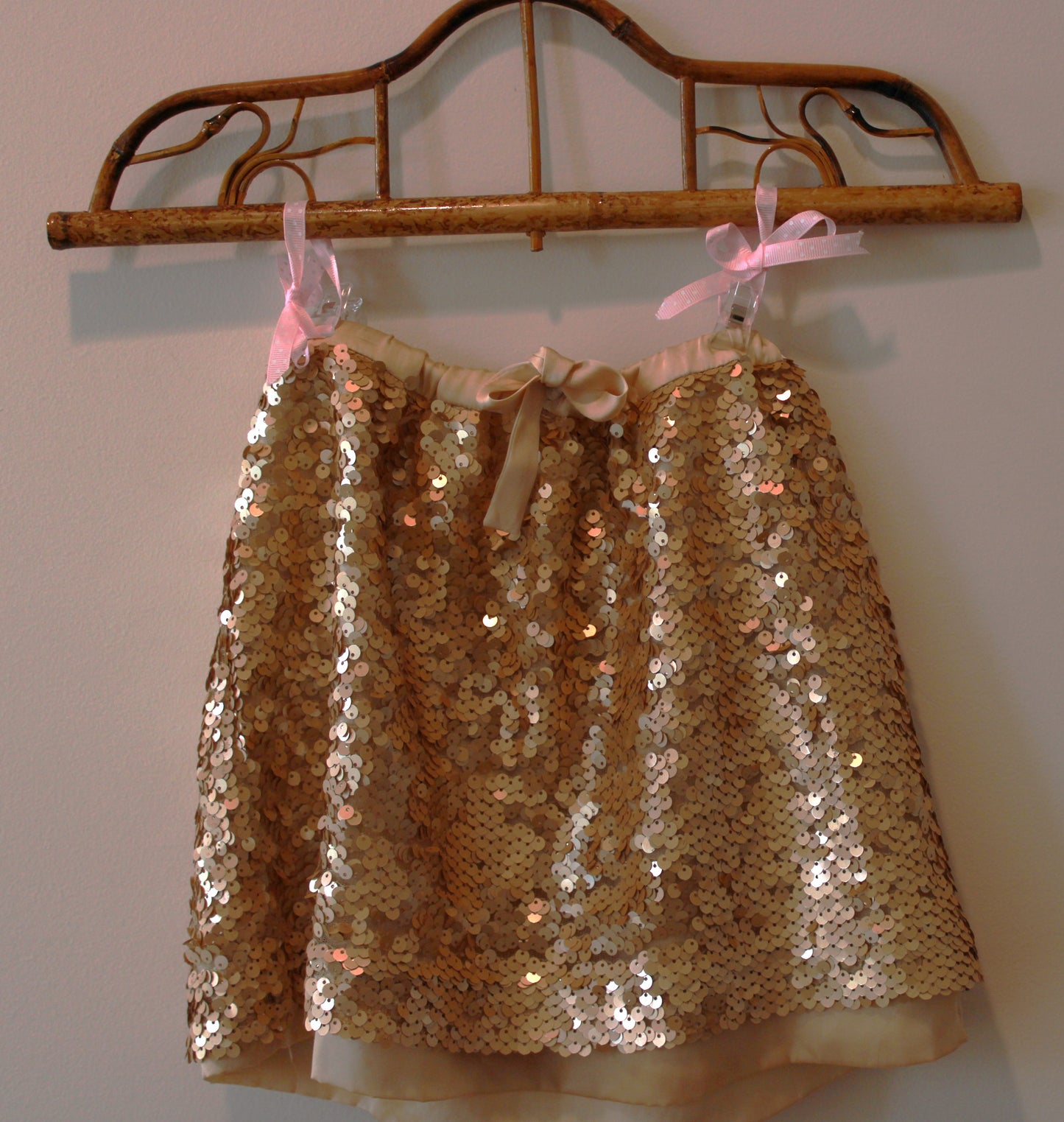 Witchery gold sequinned skirt