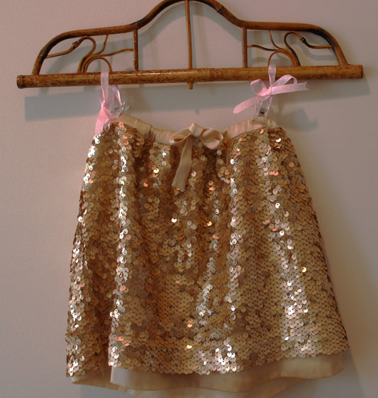 Witchery gold sequinned skirt