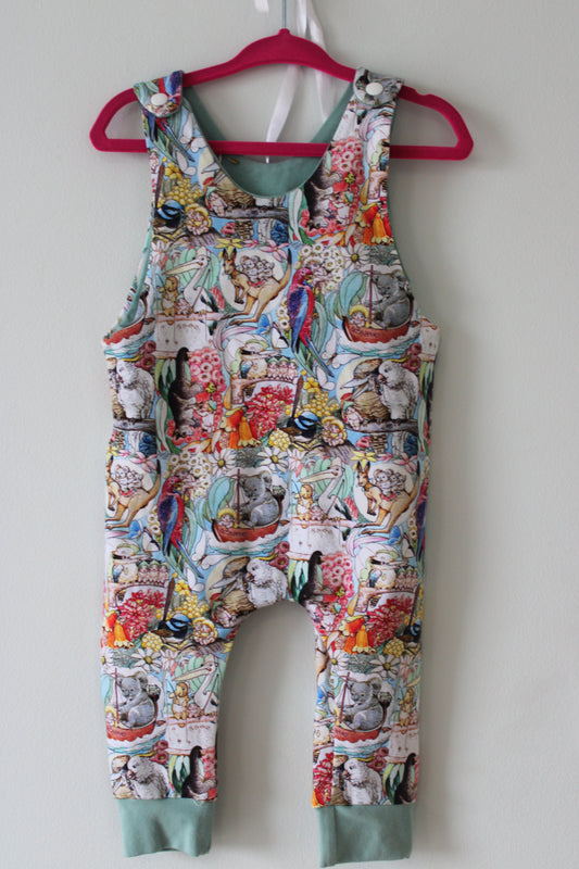 Gumnut pattern baby's play suit