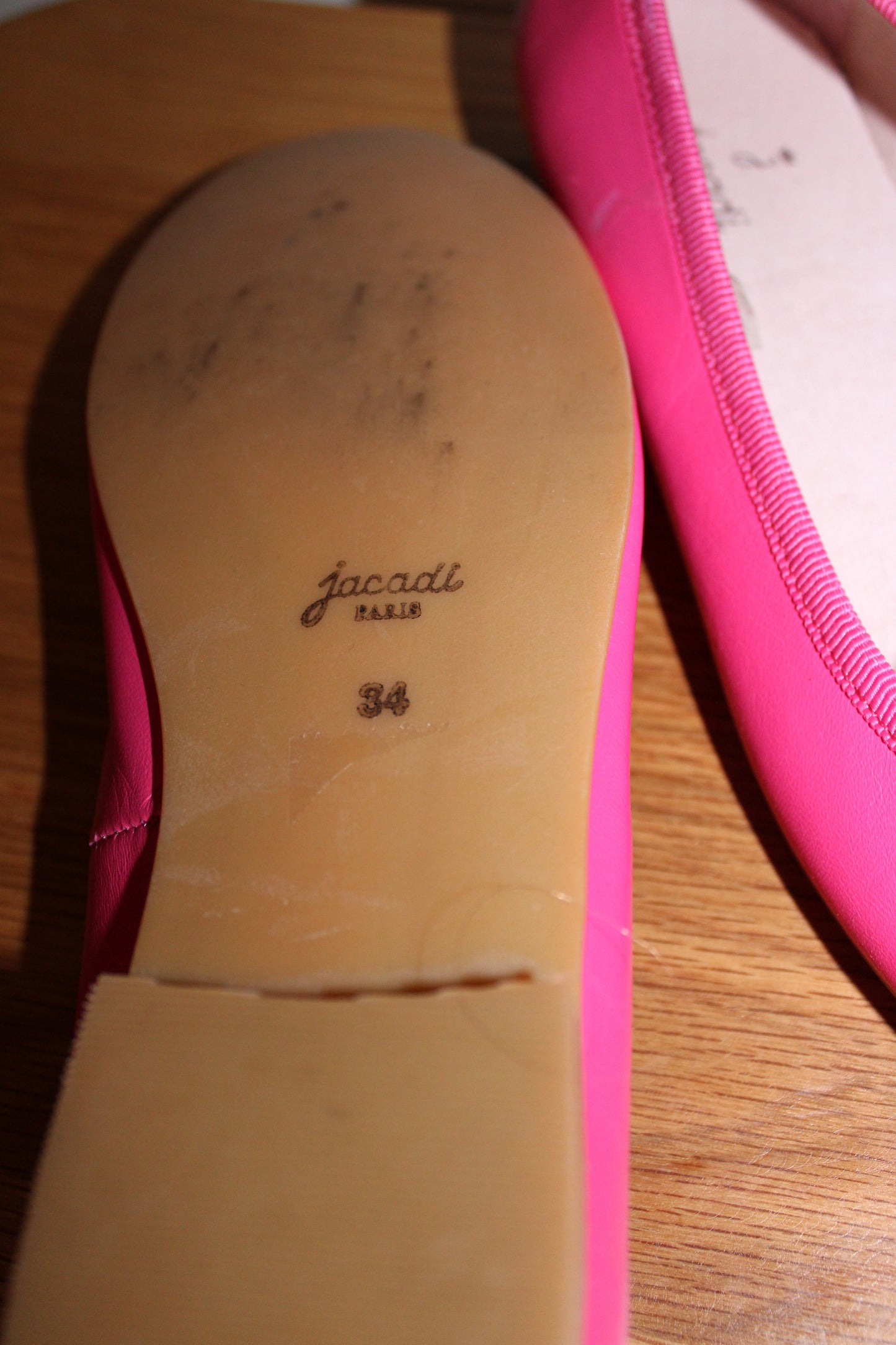 Jacardi pink "ballet" shoes