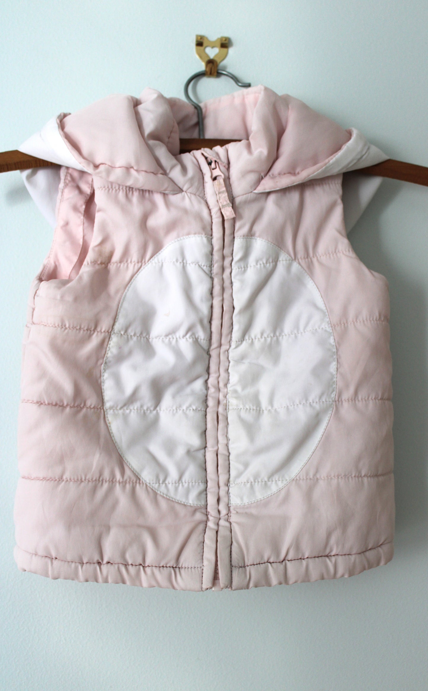 Kitten padded pink Hooded Vest