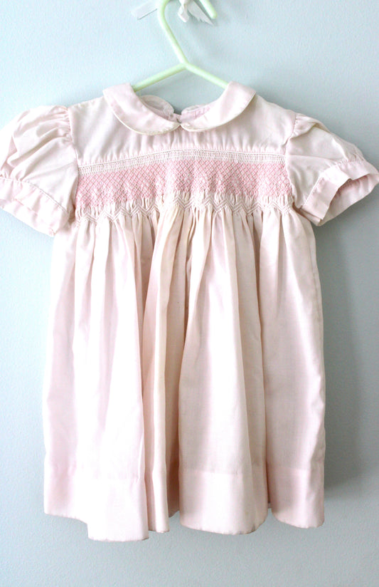 Linzi Bambini pink smocked dress