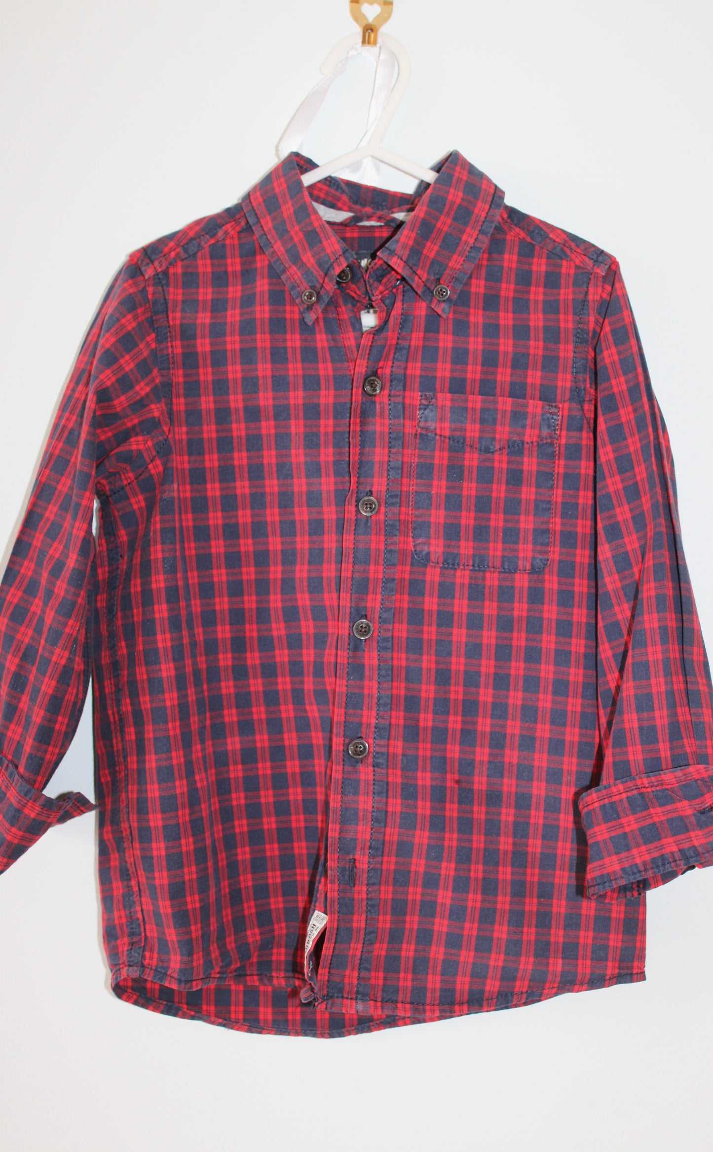 Oshkosh boys tartan Shirt