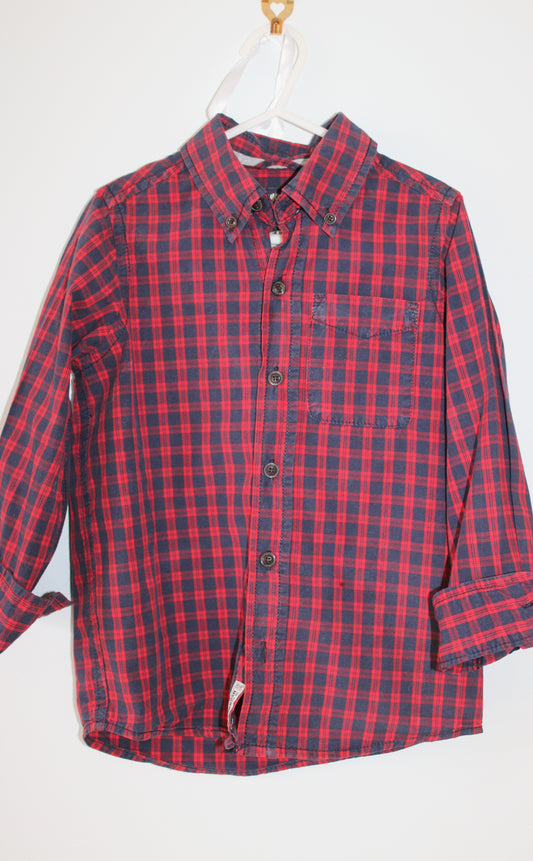 Oshkosh boys tartan Shirt