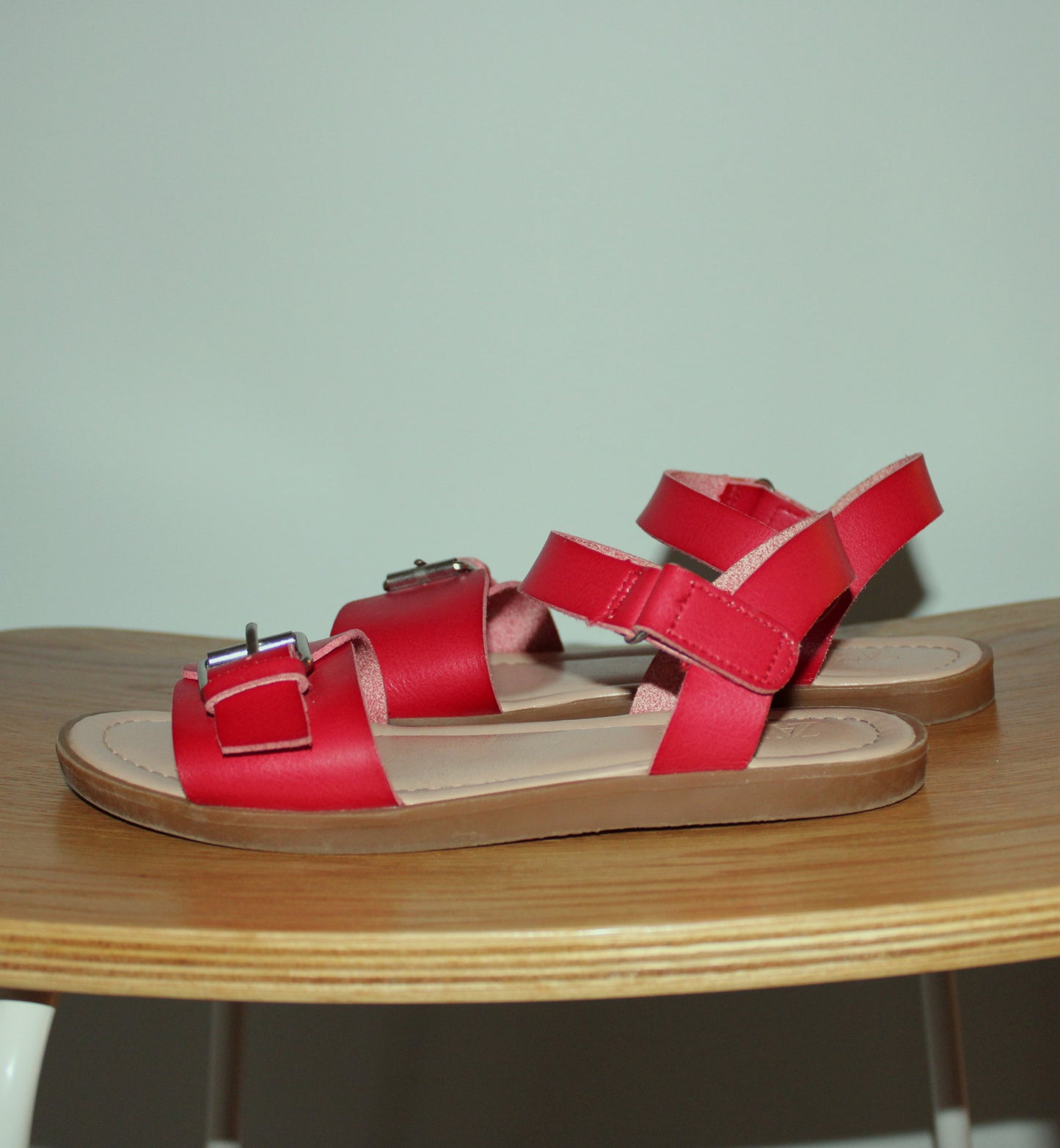 Zara Red Sandals