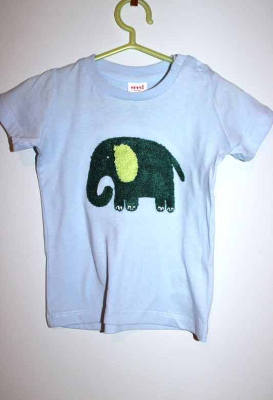 Seed blue elephant T-shirt