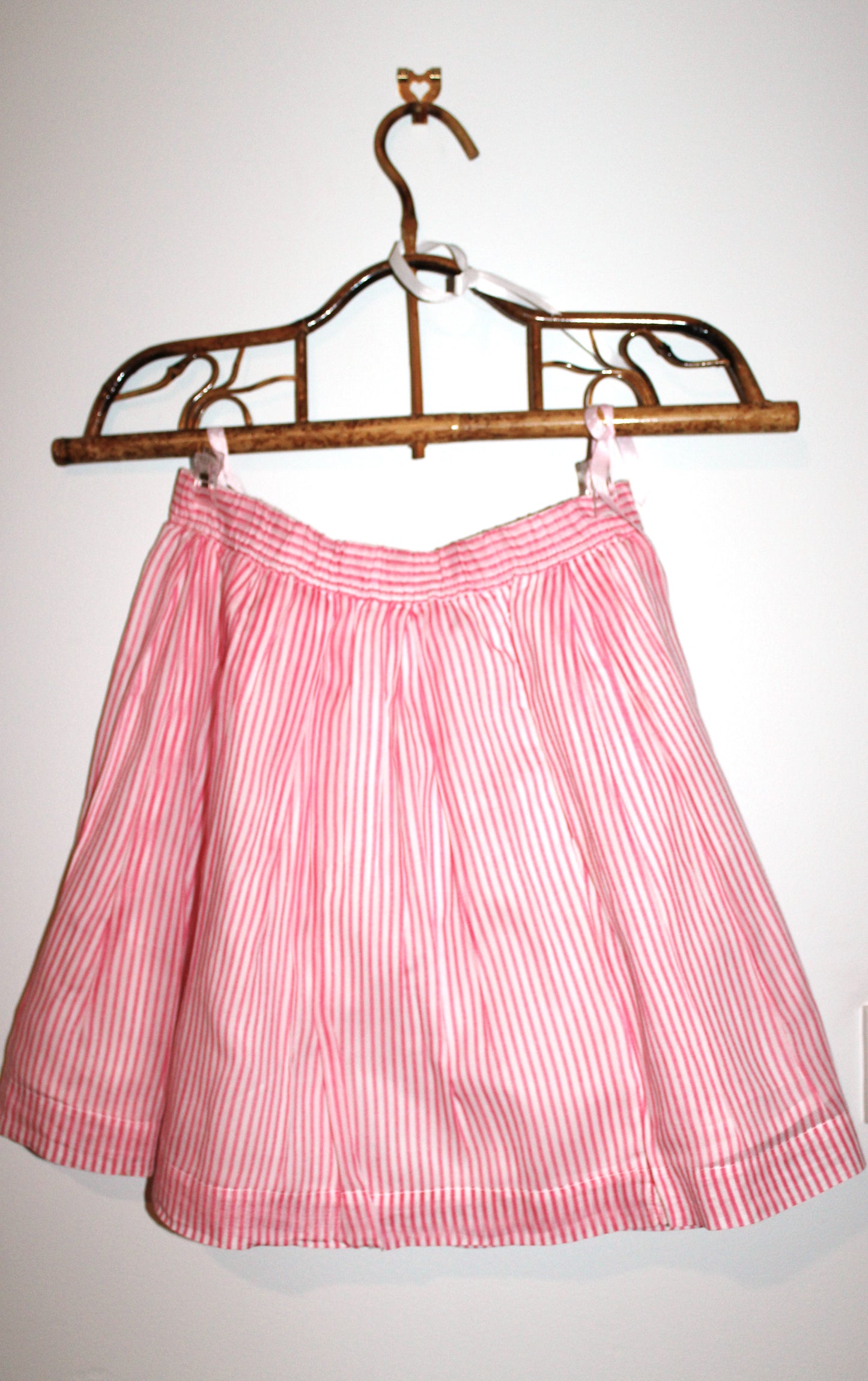 Uniqlo Pink& White striped skirt