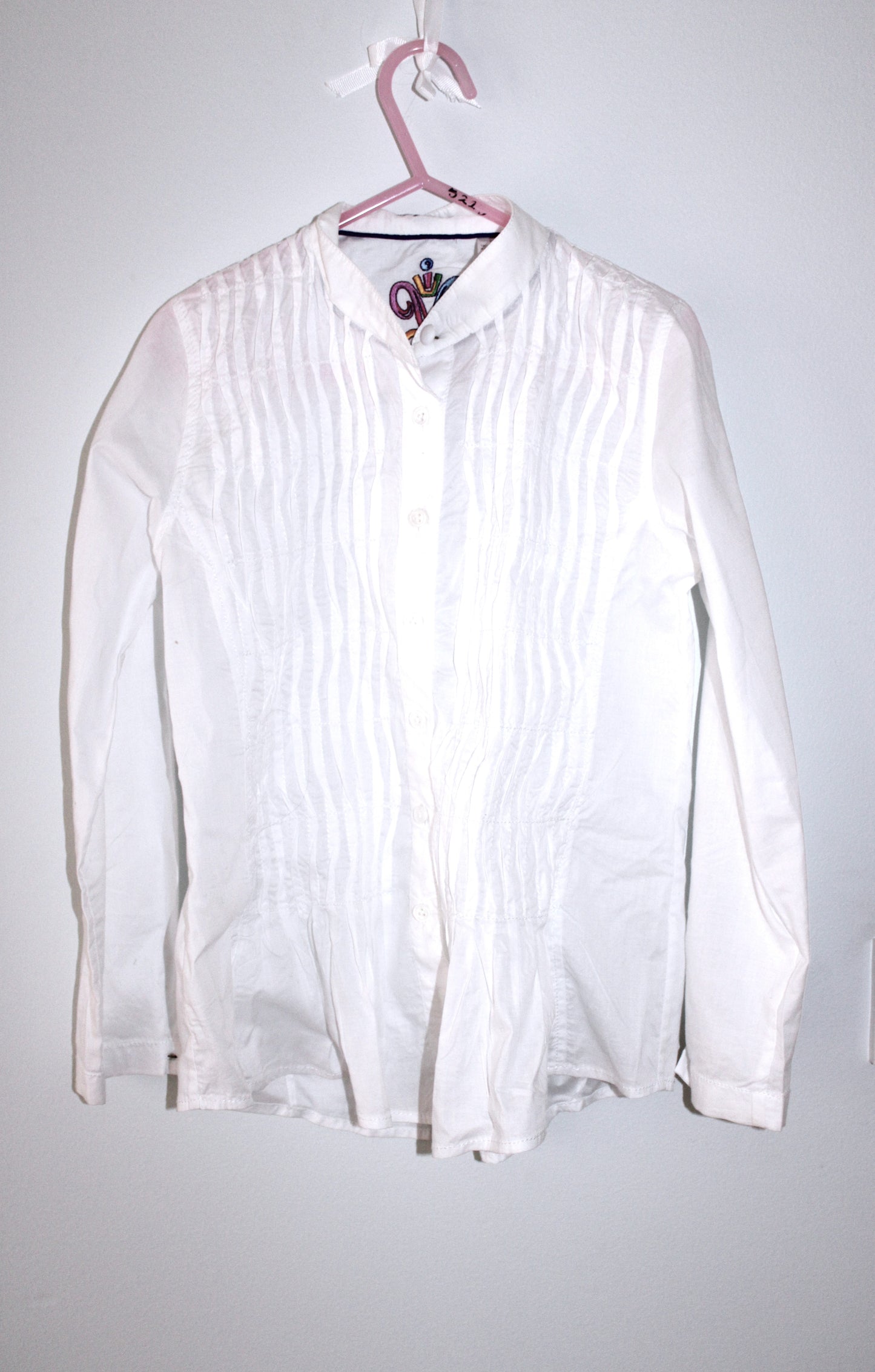 Van Laack White pintucked Shirt