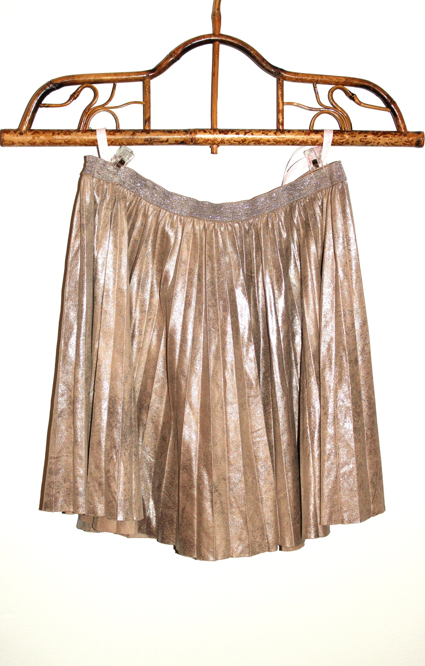 Witchery  metallic gold/silvered Pleated skirt