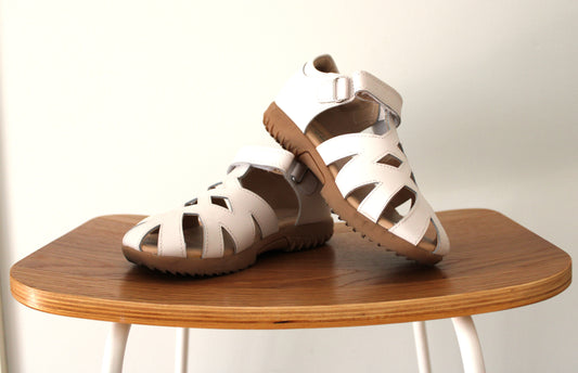 Seven Steps White Sandals